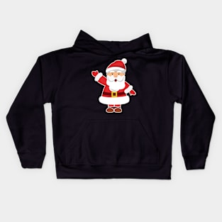 Merry Christmas Hi Santa Kids Hoodie